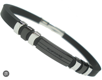 Bracelet Zancan Homme in Caoutchouc Spinello EHB431